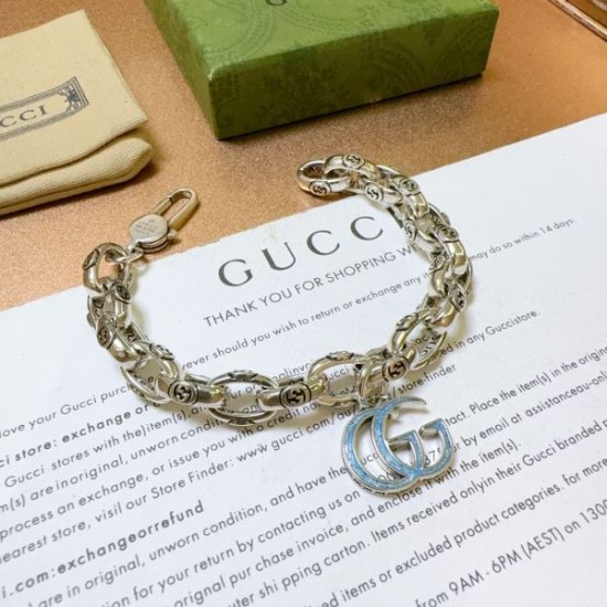 2024SS GUCCI グッチ ブレスレット 今っぽいスタイルに決まる