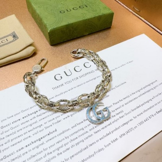 2024SS GUCCI グッチ ブレスレット 今っぽいスタイルに決まる