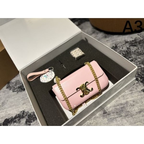 今季は色を使った注目新品 2024SS ショルダーバッグ CELINE セリーヌ 今季は色を使った注目新品 2024SS ショルダーバッグ CELINE セリーヌ