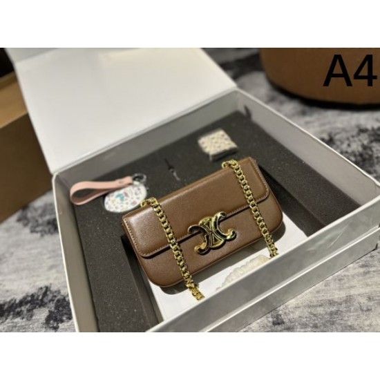 今季は色を使った注目新品 2024SS ショルダーバッグ CELINE セリーヌ 今季は色を使った注目新品 2024SS ショルダーバッグ CELINE セリーヌ