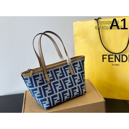 目を引くーデザインが特徴的 2024SS トートバッグ FENDI フェンデイ