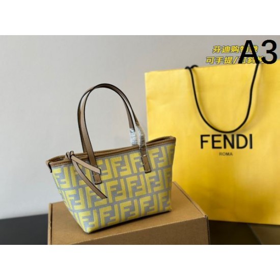 目を引くーデザインが特徴的 2024SS トートバッグ FENDI フェンデイ