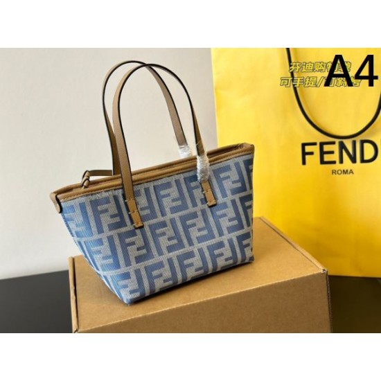 目を引くーデザインが特徴的 2024SS トートバッグ FENDI フェンデイ