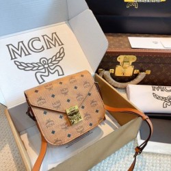 最新デザイン 2024SS ショルダーバッグ MCM エムシーエム