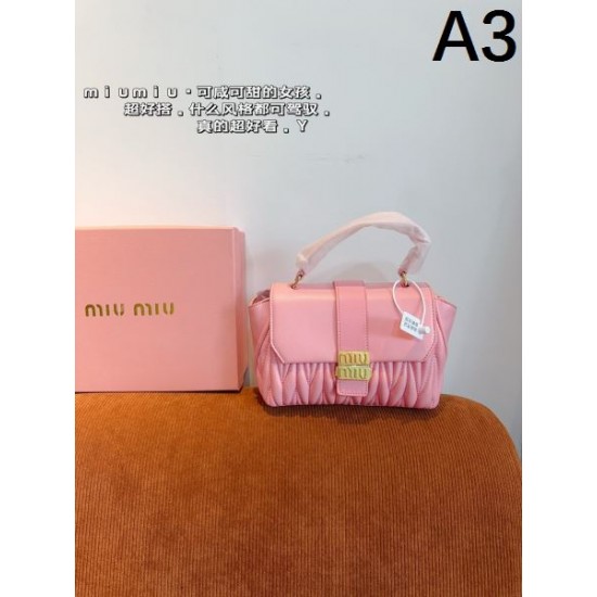 輝く高級感満点 2024SS トートバッグ MIU MIU ミュウミュウ