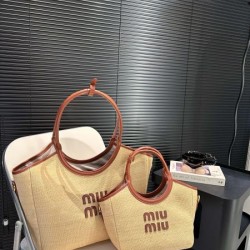 春夏の新作登場 2024SS トートバッグ MIU MIU ミュウミュウ