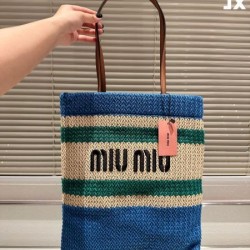 必見素敵お上品 2024SS トートバッグ MIU MIU ミュウミュウ