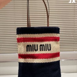 必見素敵お上品 2024SS トートバッグ MIU MIU ミュウミュウ