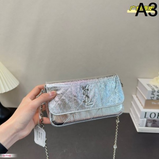 人気いっぱい 2024SS ショルダーバッグ YSL イヴ サンローラン 人気いっぱい 2024SS ショルダーバッグ YSL イヴ サンローラン