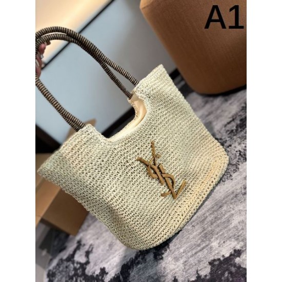 機能性抜群！ 2024SS トートバッグ YSL イヴ サンローラン