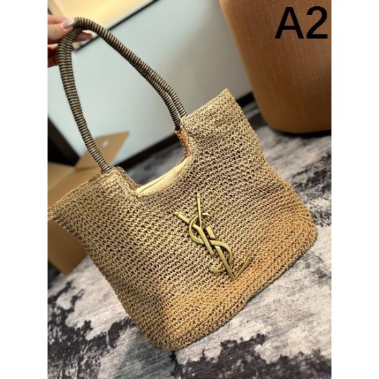 機能性抜群！ 2024SS トートバッグ YSL イヴ サンローラン