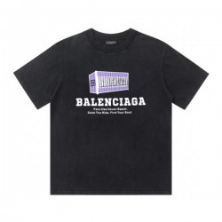 2024SS 雑誌掲載 国内発 BALENCIAGA バレンシアガ メンズ用 半袖Tシャツ 