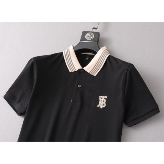 2024SS きちんと感が強い BURBERRY バーバリー メンズ用 半袖Tシャツ