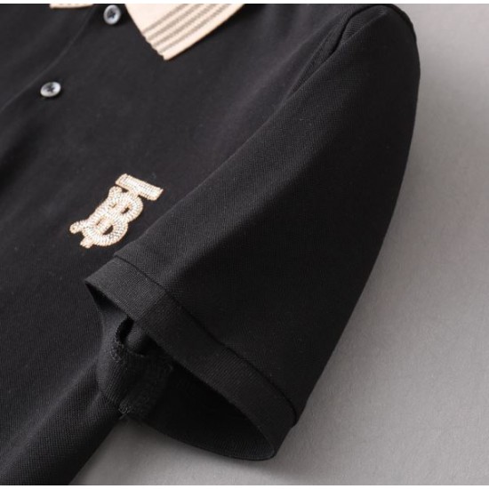 2024SS きちんと感が強い BURBERRY バーバリー メンズ用 半袖Tシャツ