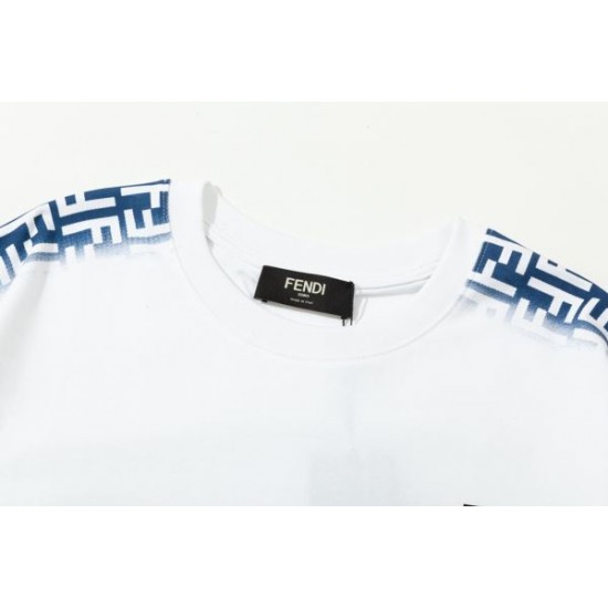 2024SS 好感度が高いアイテム FENDI フェンデイ メンズ用 半袖Tシャツ 2024SS 好感度が高いアイテム FENDI フェンデイ メンズ用 半袖Tシャツ