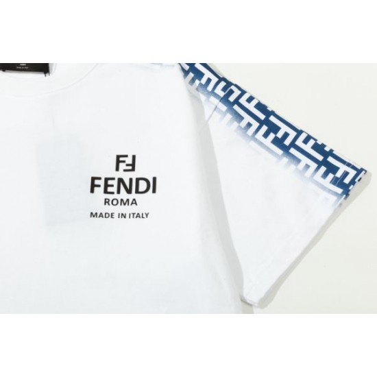 2024SS 好感度が高いアイテム FENDI フェンデイ メンズ用 半袖Tシャツ 2024SS 好感度が高いアイテム FENDI フェンデイ メンズ用 半袖Tシャツ
