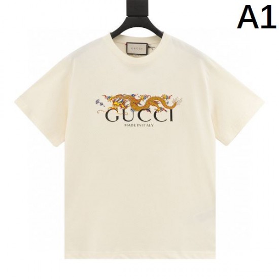 2024SS ファション豊富に表現 GUCCI グッチ メンズ用 半袖Tシャツ 2024SS ファション豊富に表現 GUCCI グッチ メンズ用 半袖Tシャツ