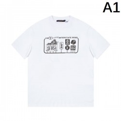 2024SS お洒落さん必見 LOUIS VUITTON ルイヴィトン メンズ用 半袖Tシャツ