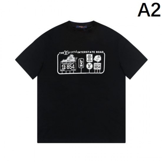 2024SS お洒落さん必見 LOUIS VUITTON ルイヴィトン メンズ用 半袖Tシャツ