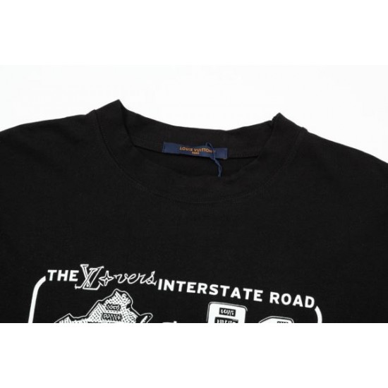2024SS お洒落さん必見 LOUIS VUITTON ルイヴィトン メンズ用 半袖Tシャツ