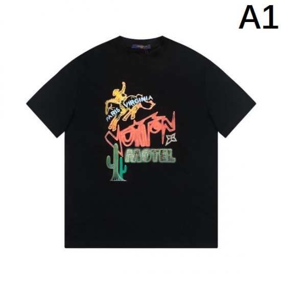 2024SS お手頃!オシャレ LOUIS VUITTON ルイヴィトン メンズ用 半袖Tシャツ
