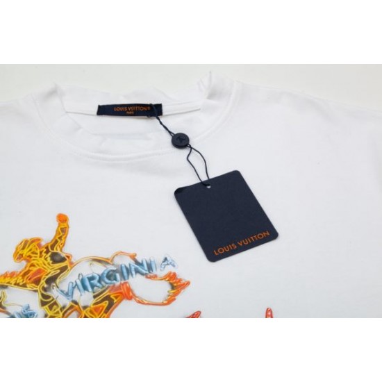 2024SS お手頃!オシャレ LOUIS VUITTON ルイヴィトン メンズ用 半袖Tシャツ