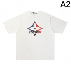 2024SS シックな色合い LOUIS VUITTON ルイヴィトン メンズ用 半袖Tシャツ