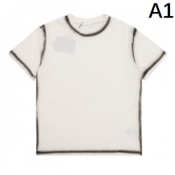 2024SS とても取り入れやすい PRADA プラダ メンズ用 半袖Tシャツ 