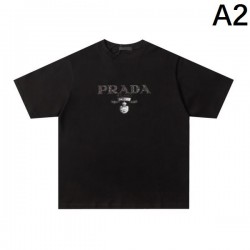 2024SS カッコ良くキあります PRADA プラダ メンズ用 半袖Tシャツ 