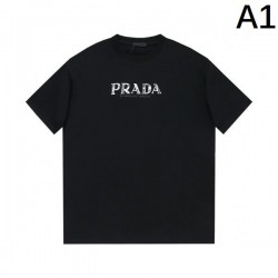2024SS お気に入りのデザイン PRADA プラダ メンズ用 半袖Tシャツ 