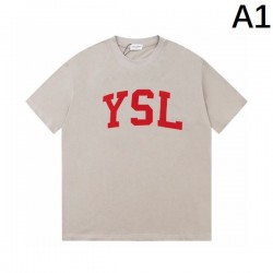 2024SS 流行アイテム YSL イヴ サンローラン メンズ用 半袖Tシャツ