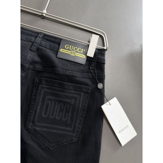 2024SS 大人な印象が溢れ出る GUCCI グッチ メンズジーンズ 2024SS 大人な印象が溢れ出る GUCCI グッチ メンズジーンズ