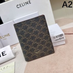 CELINE セリーヌ 2024SS 春夏季超人気限定コラボ 二つ折り財布
