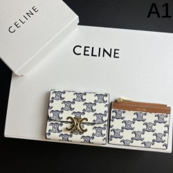 CELINE セリーヌ 2024SS 春夏新作完売雑誌掲載 三つ折り財布