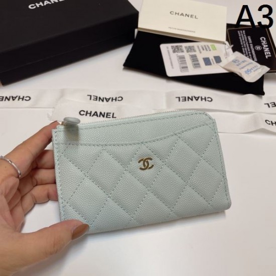 CHANEL シャネル 2024SS 都会的な印象のスタイル カードケース CHANEL シャネル 2024SS 都会的な印象のスタイル カードケース