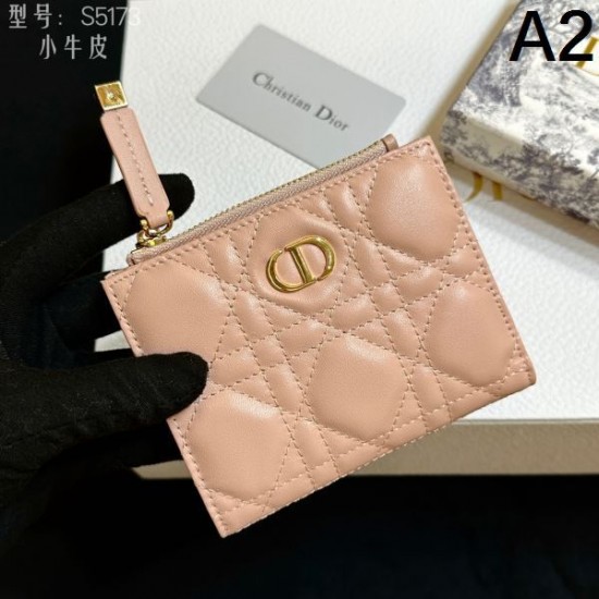 DIOR ディオール 2024SS 今期新作人気の美ライン 二つ折り財布 DIOR ディオール 2024SS 今期新作人気の美ライン 二つ折り財布