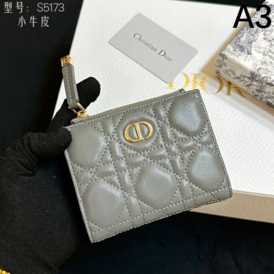 DIOR ディオール 2024SS 今期新作人気の美ライン 二つ折り財布 DIOR ディオール 2024SS 今期新作人気の美ライン 二つ折り財布