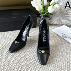 2024SS 夏季先取り欲しい VERSACE ヴェルサーチェ レディース ハイヒール