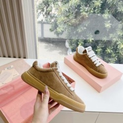 2024SS 売切れ必須 MIU MIU ミュウミュウ レディース用 カジュアルシューズ
