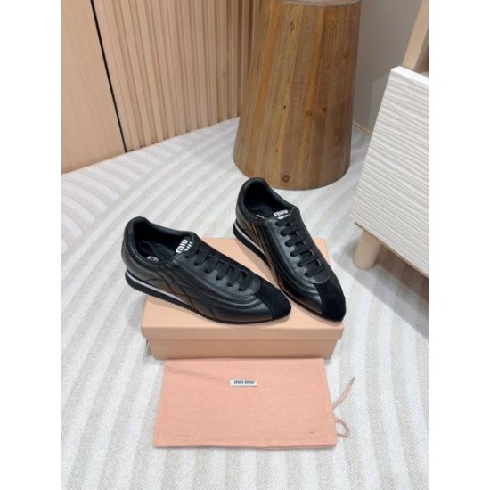 2024SS 日本未入荷 MIU MIU ミュウミュウ レディース用 カジュアルシューズ 2024SS 日本未入荷 MIU MIU ミュウミュウ レディース用 カジュアルシューズ