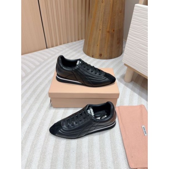 2024SS 日本未入荷 MIU MIU ミュウミュウ レディース用 カジュアルシューズ 2024SS 日本未入荷 MIU MIU ミュウミュウ レディース用 カジュアルシューズ