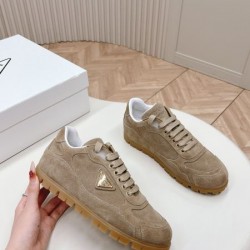 2024SS 綺麗なシルエット PRADA プラダ レディース用 カジュアルシューズ