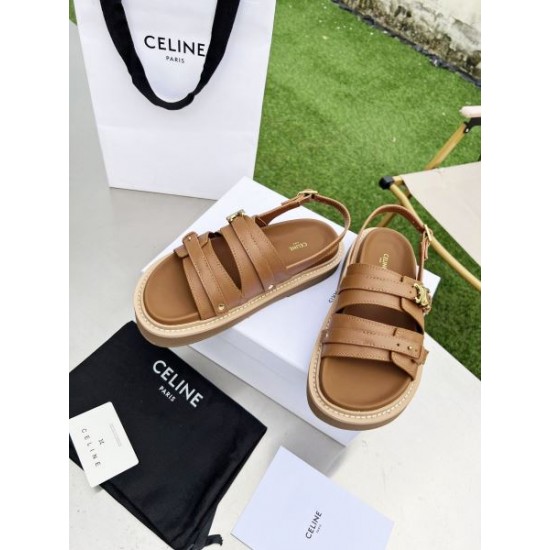 2024SS 最新商品即完売必至 CELINE セリーヌ レディースサンダル 2024SS 最新商品即完売必至 CELINE セリーヌ レディースサンダル