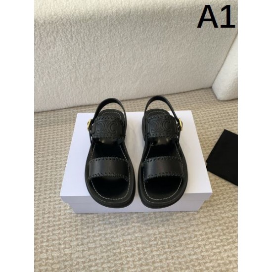 2024SS 春夏最新作完売必至 CELINE セリーヌ レディースサンダル 2024SS 春夏最新作完売必至 CELINE セリーヌ レディースサンダル