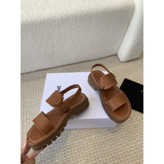 2024SS 春夏最新作完売必至 CELINE セリーヌ レディースサンダル 2024SS 春夏最新作完売必至 CELINE セリーヌ レディースサンダル