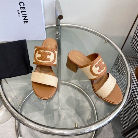 2024SS 定番人気薄手柔らか CELINE セリーヌ レディースサンダル 2024SS 定番人気薄手柔らか CELINE セリーヌ レディースサンダル