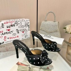 2024SS 一目惚れ DOLCE＆GABBANA ドルチェ＆ガッバーナ レディースサンダル