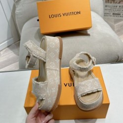2024SS デザイン高い LOUIS VUITTON ルイヴィトン レディースサンダル