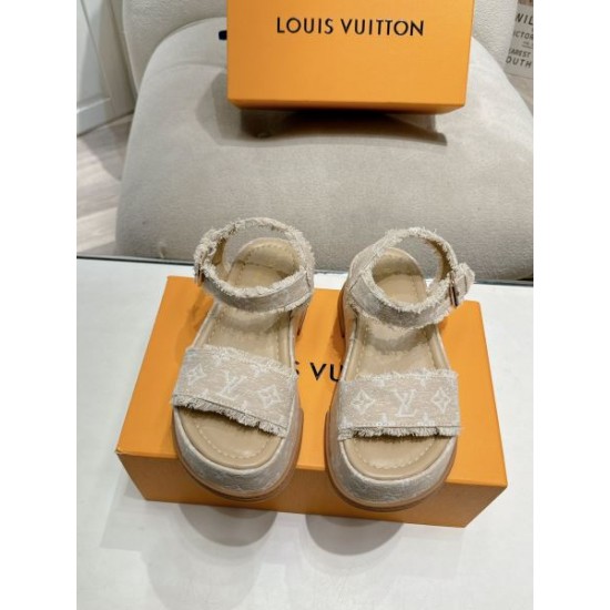 2024SS デザイン高い LOUIS VUITTON ルイヴィトン レディースサンダル 2024SS デザイン高い LOUIS VUITTON ルイヴィトン レディースサンダル