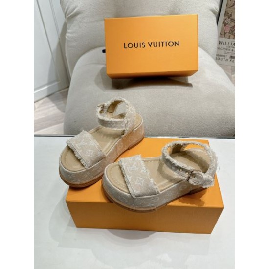 2024SS デザイン高い LOUIS VUITTON ルイヴィトン レディースサンダル 2024SS デザイン高い LOUIS VUITTON ルイヴィトン レディースサンダル